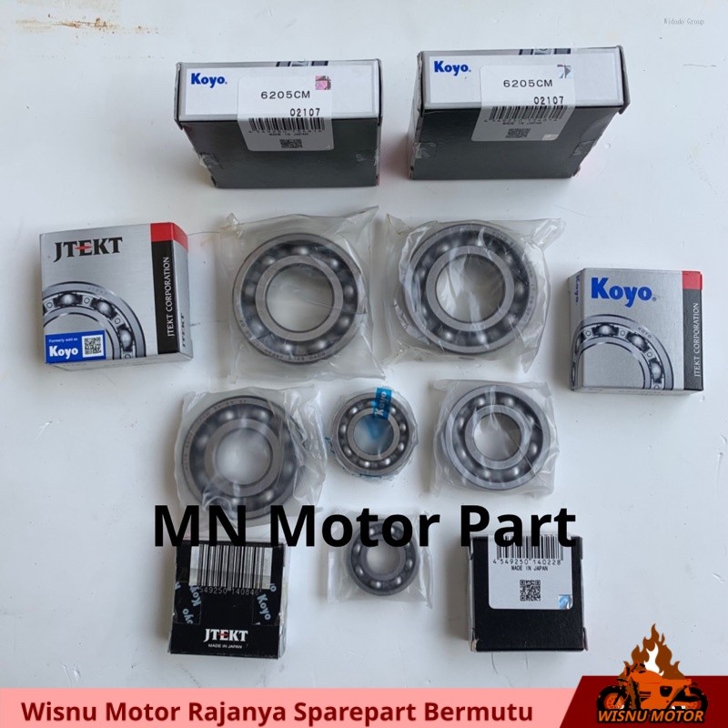 Bearing Laher Mesin kruk as Rasio komplit Fizr F1zr force original Koyo Japan