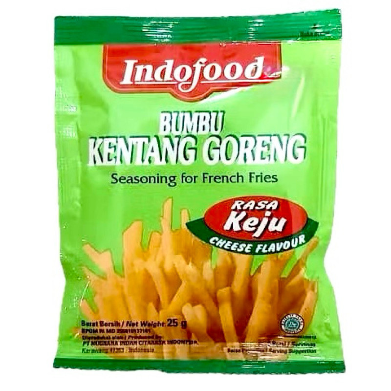 

Alpermata Indofood Bumbu Kentang Rasa Keju 25 g