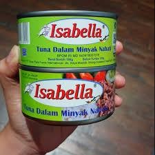 

PAKET ISABELLA TUNA MINYAK NABATI 180GR / 6KALENG PROMO MURAH