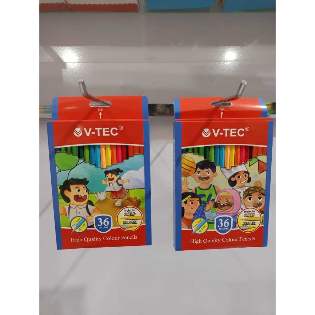 

V-Tec Colour Pencils PW 1136 - 36 Warna - Pensil Warna