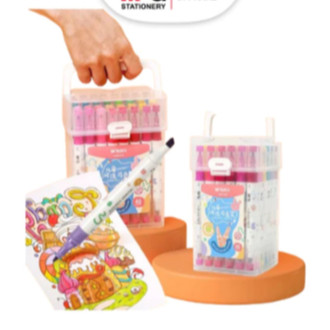 

M&G Washable Marker Pen 12 Warna APMT3411 - 24 Warna APMT3412 - 48 Warna APMT3414 - Marker 2 Sisi M&G