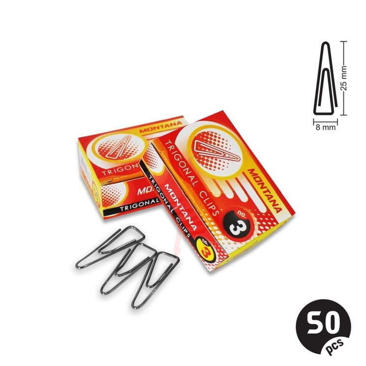 

LPP Trigonal Paper Clip Montana No 3 (1 Box)