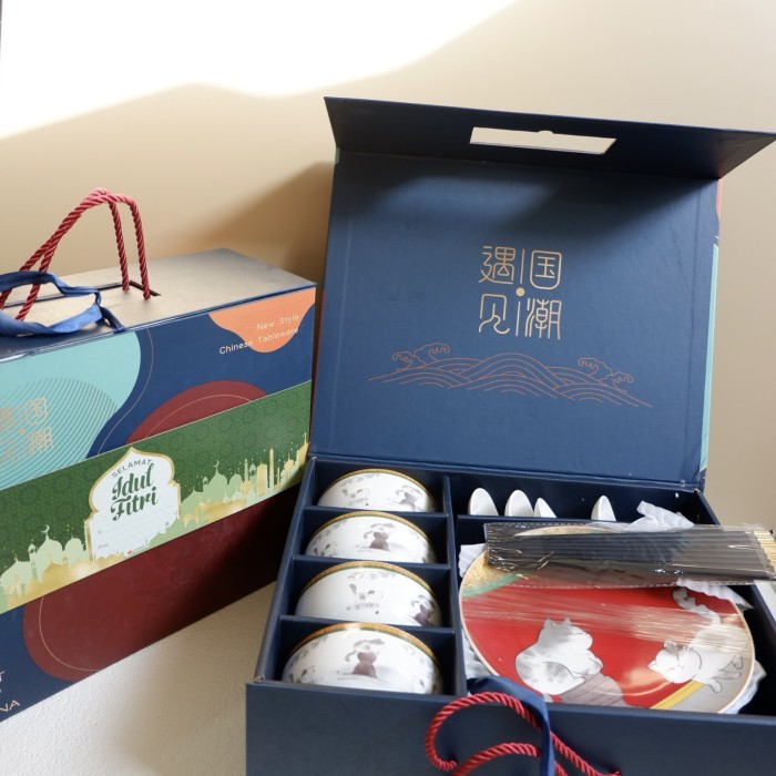 

hampers mangkok jepang/ HAMPERS LEBARAN / HAMPERS natal /hampers imlek - 2plate+4bowl