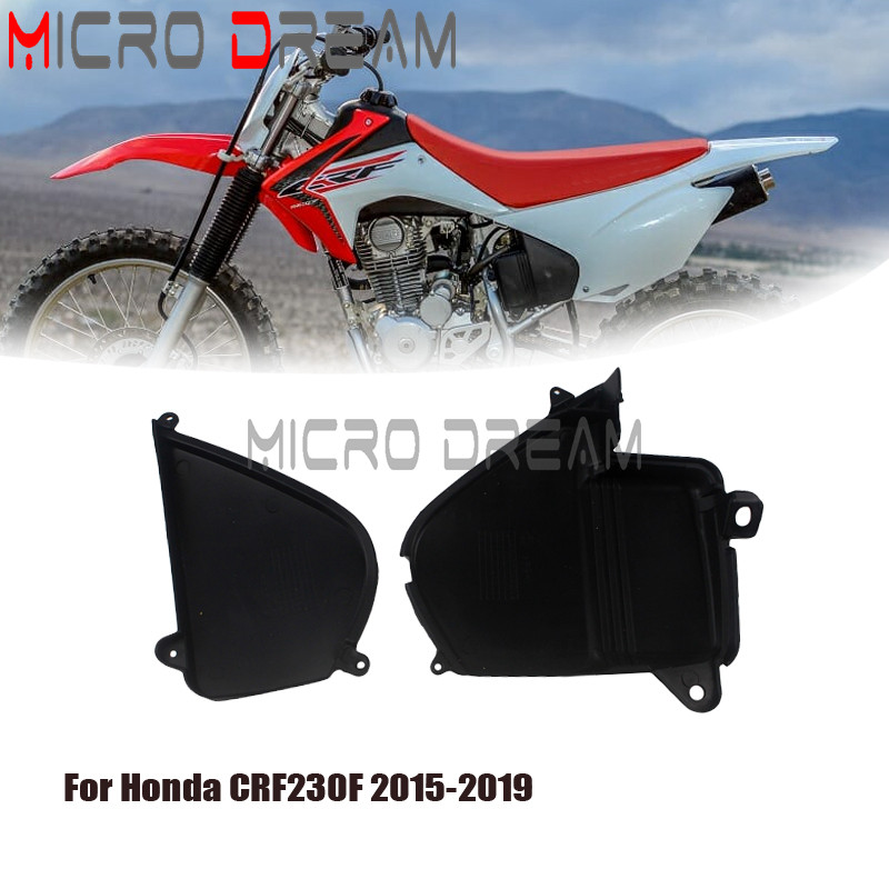 Motorcycle Battery Box Side Cover ABS Plastic For Honda CRF230F CRF 230 2015-2019 Motocross Battery 