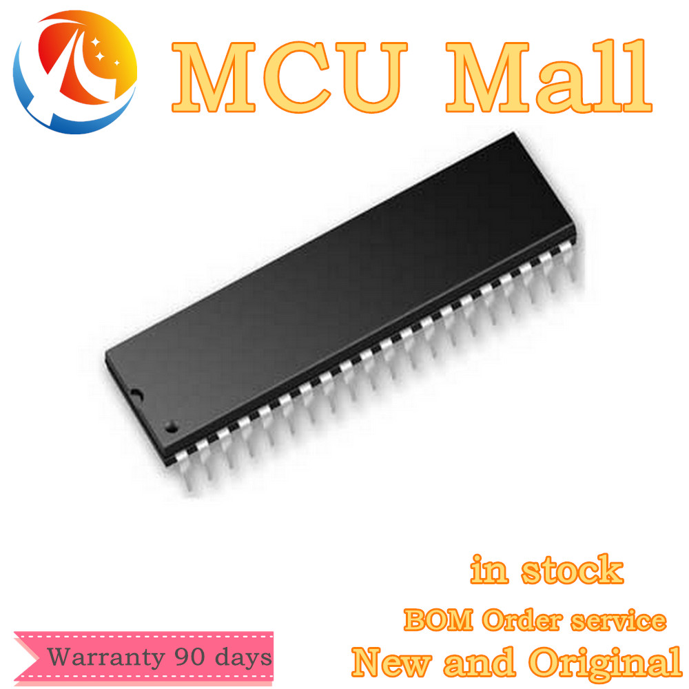 2PCS PIC16F917-I/P PIC16F917 16F917 DIP40 IC