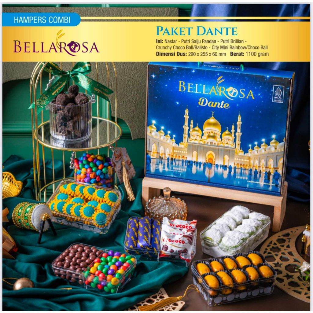 

HAMPERS PARCEL LEBARAN BELLAROSA KUE KERING MURAH