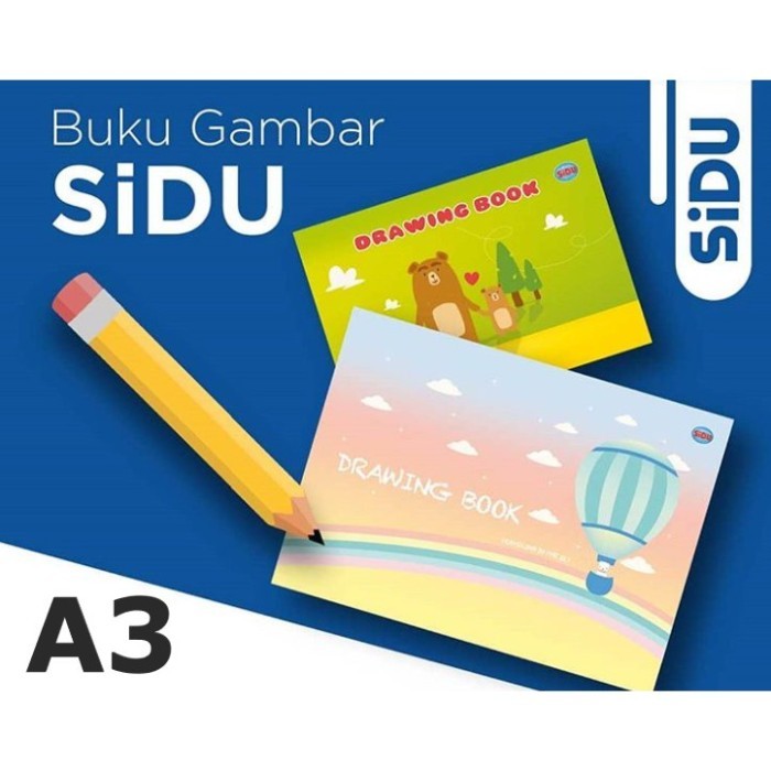 

buku gambar A3/A4 sidu / drawing book sinar dunia