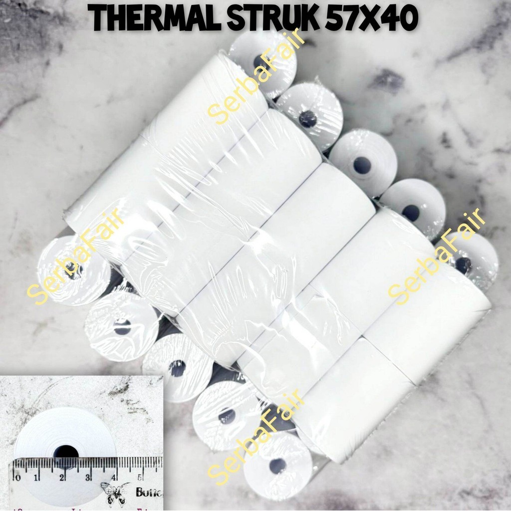 

Kertas Thermal Struk Kasir 57x40 Coreless Winstar / TERMURAH isi Banyak