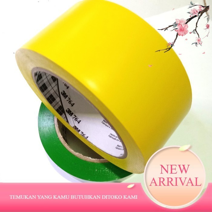 

Lakban Lantai 3M 764 kuning-Floor Marking Tape-Isolasi Lantai Vinyl 2