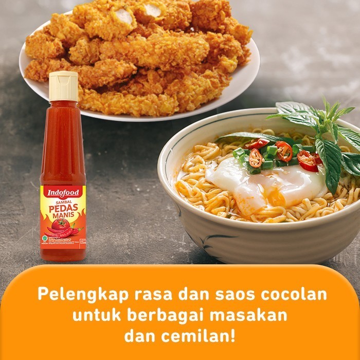

Sambal Indofood Pedas Manis Pet 135 ML
