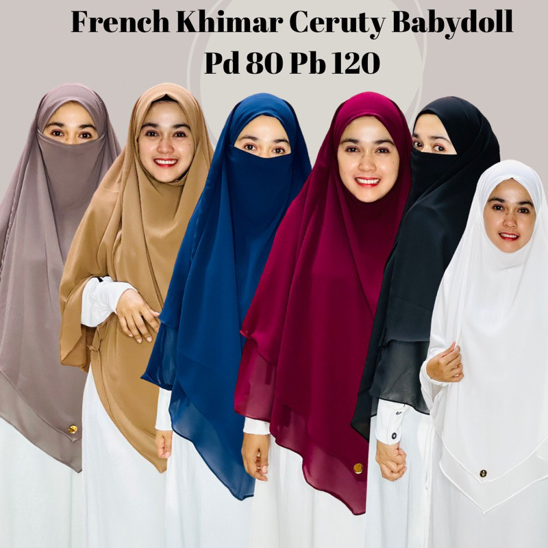 French Khimar Ceruty Babydoll free Cadar