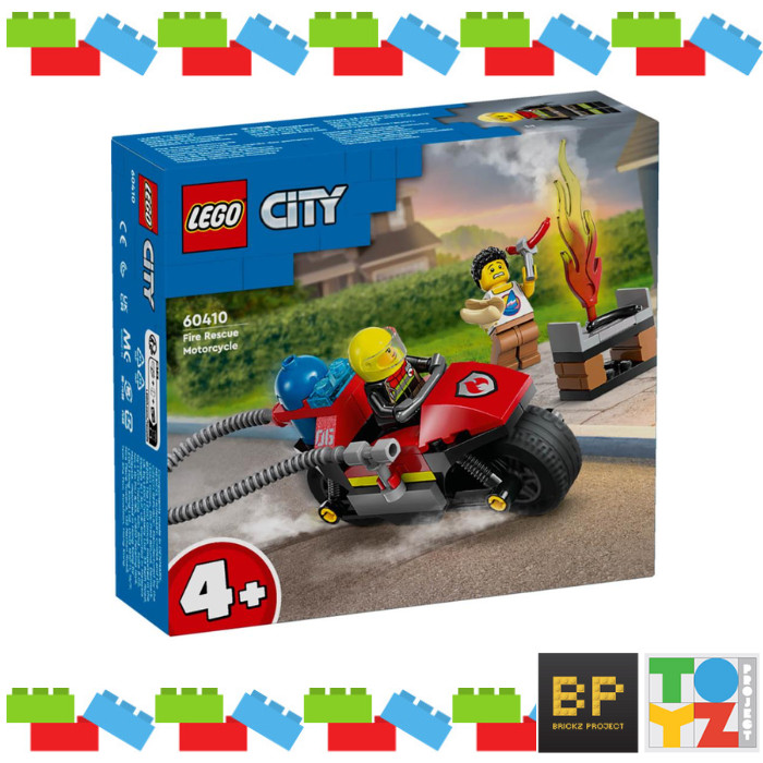 Mainan Motor Pemadam Kebakaran LEGO City 60410 - Cocok untuk Anak Usia 4+