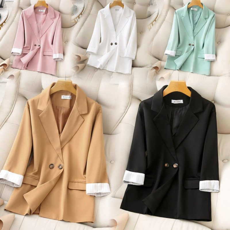 Susana ID Korean Blazer Longsleeve T072