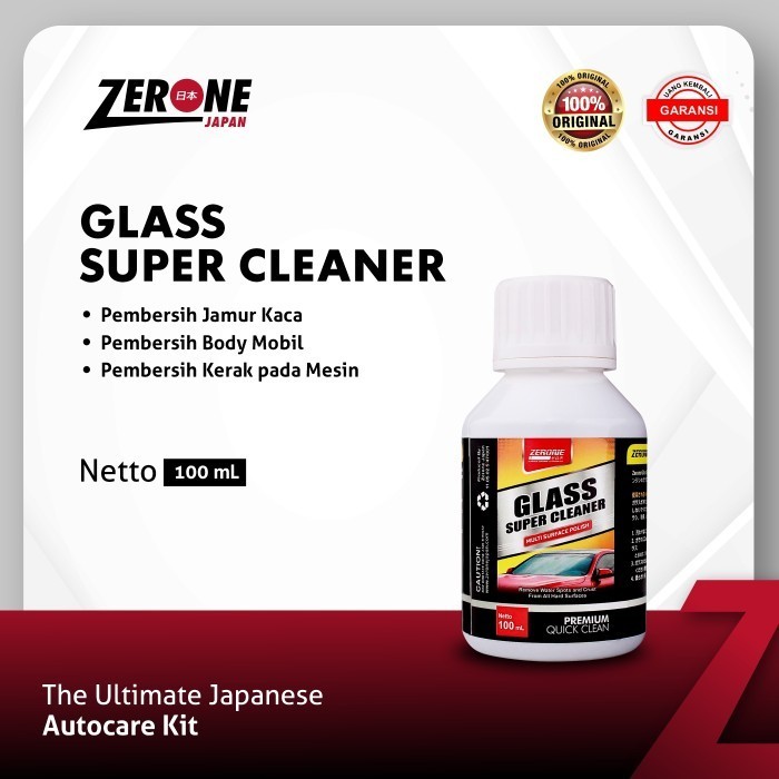 ✨READY✨ -Glass Super Cleaner ZERONE JAPAN Pembersih Kerak Karat Jamur - 100ML