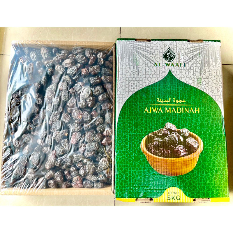 

Kurma Ajwa Madinah Large ALWAFI Date LARGE 5kg