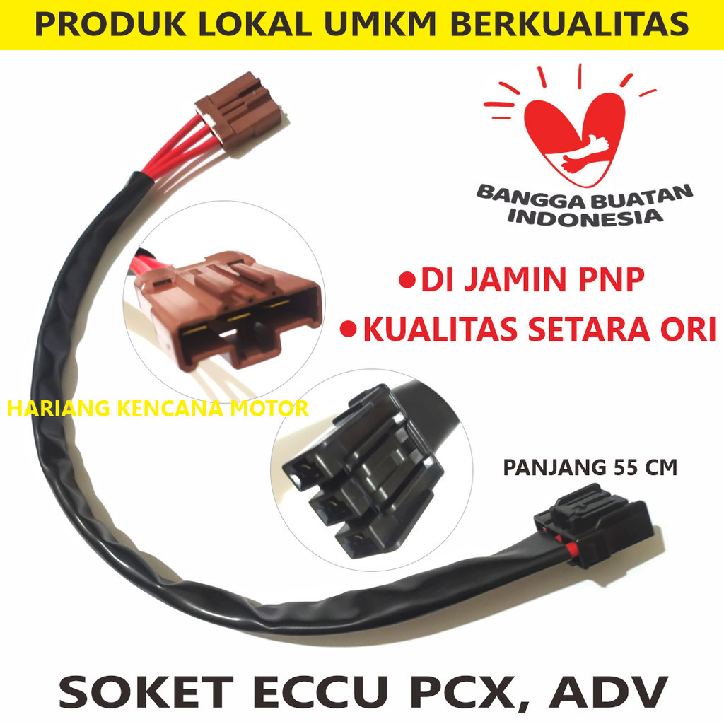 Soket Kabel ECU Kiprok CDI PCX ADV 150 Socket ECM ACG Motor Honda