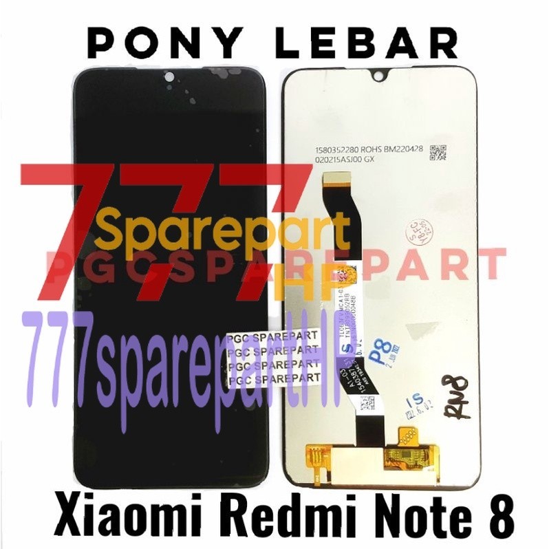 LCD Touchscreen Fullset Kualitas Copy Poni Lebar Xiaomi Redmi Note 8 (2019 dan 2021) - 777sparepartH