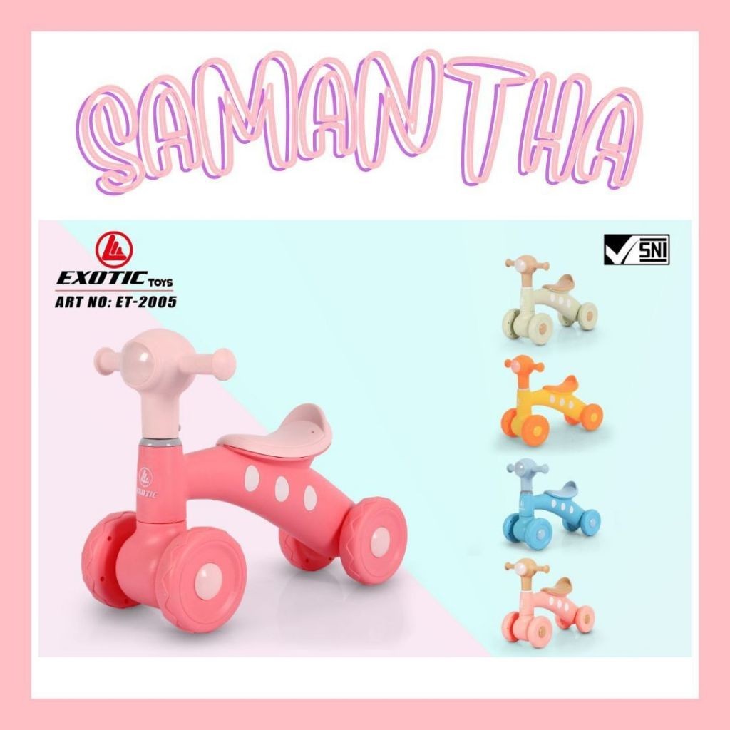 Yv74Rl Sepeda Anak Balance Bike Exotic Et 2005
