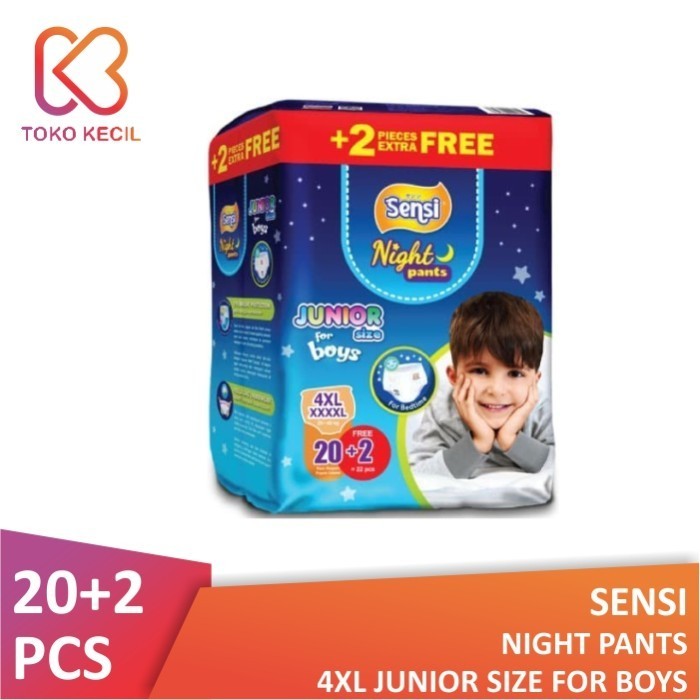 Terlaris Sensi Night Pants Boys 4XL (20+2)