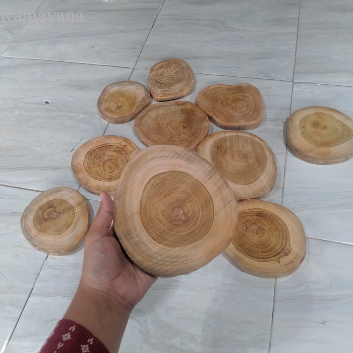 

Tatakan Jati /Alas Gelas Jati d11-14 cm Murah