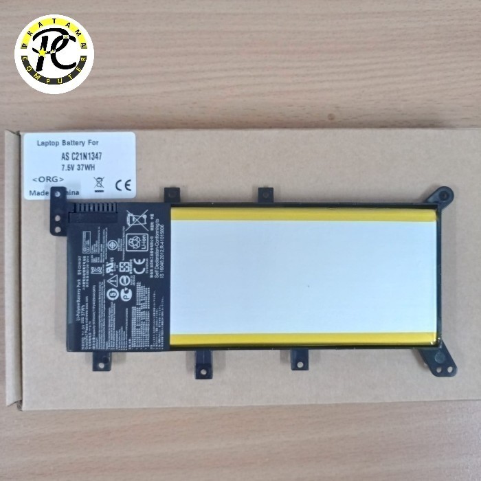 baterai asus x555 x554 a555 a555l a556 a556u C21N1347 original