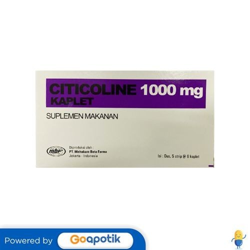 Citicoline Mahakam 1000 Mg Box 30 Kaplet