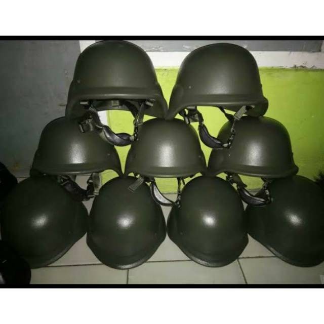 Helm Tempur 3in1 TNI AD Helm 3IN1