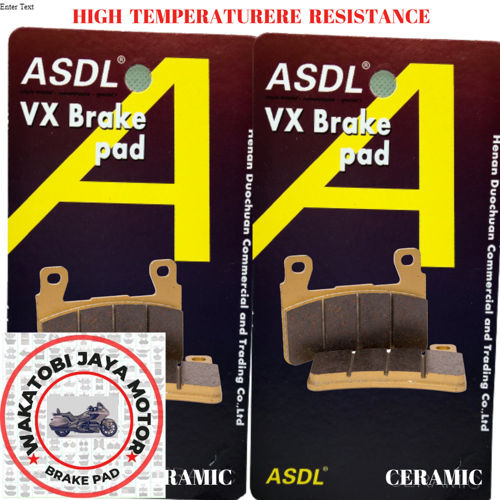 Kampas rem Motor Kawasaki Ninja ZX-6R ZX6R ZX 6R ZX636 ZX 636 2013 - 2022 Ceramic