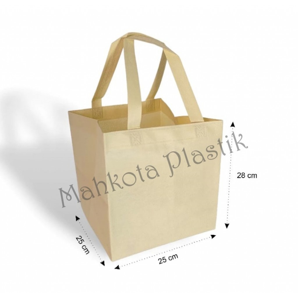 

Tas Spunbond Tas Hajatan Kotak Nasi 25x25x28cm isi 10pcs