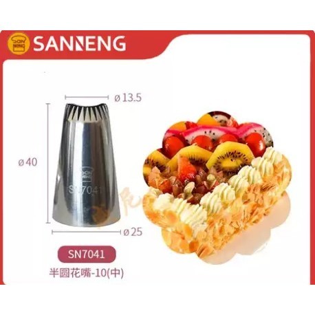 Sanneng SN7041 - Spuit Buttercream Stainless