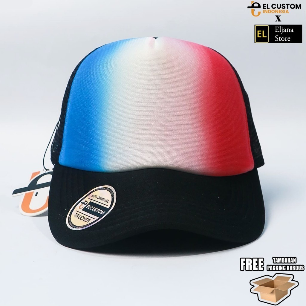 FRANCE - Topi Jaring Airbrush / Topi Custom/  Tiedye/ Topi Premium / Topi Trucker / Topi SMA / Topi 