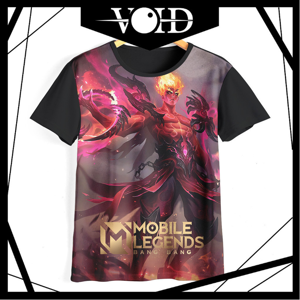 Kaos Mobile Legends Keren dan Adem | Kaos Mobile Legends Anak & Dewasa | 10SML Skin Mobile Legend Va