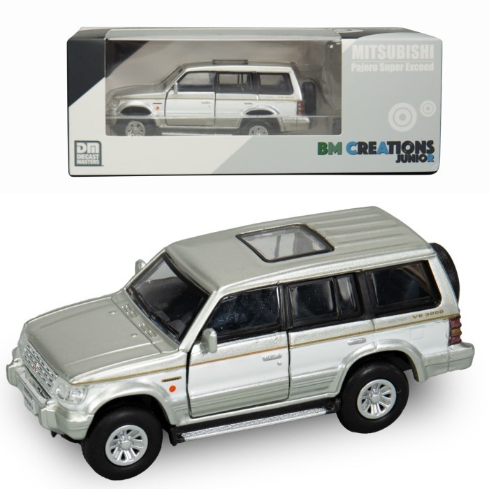 Vincent BM Creations 1/64 Mitsubishi Pajero 2nd Generation White