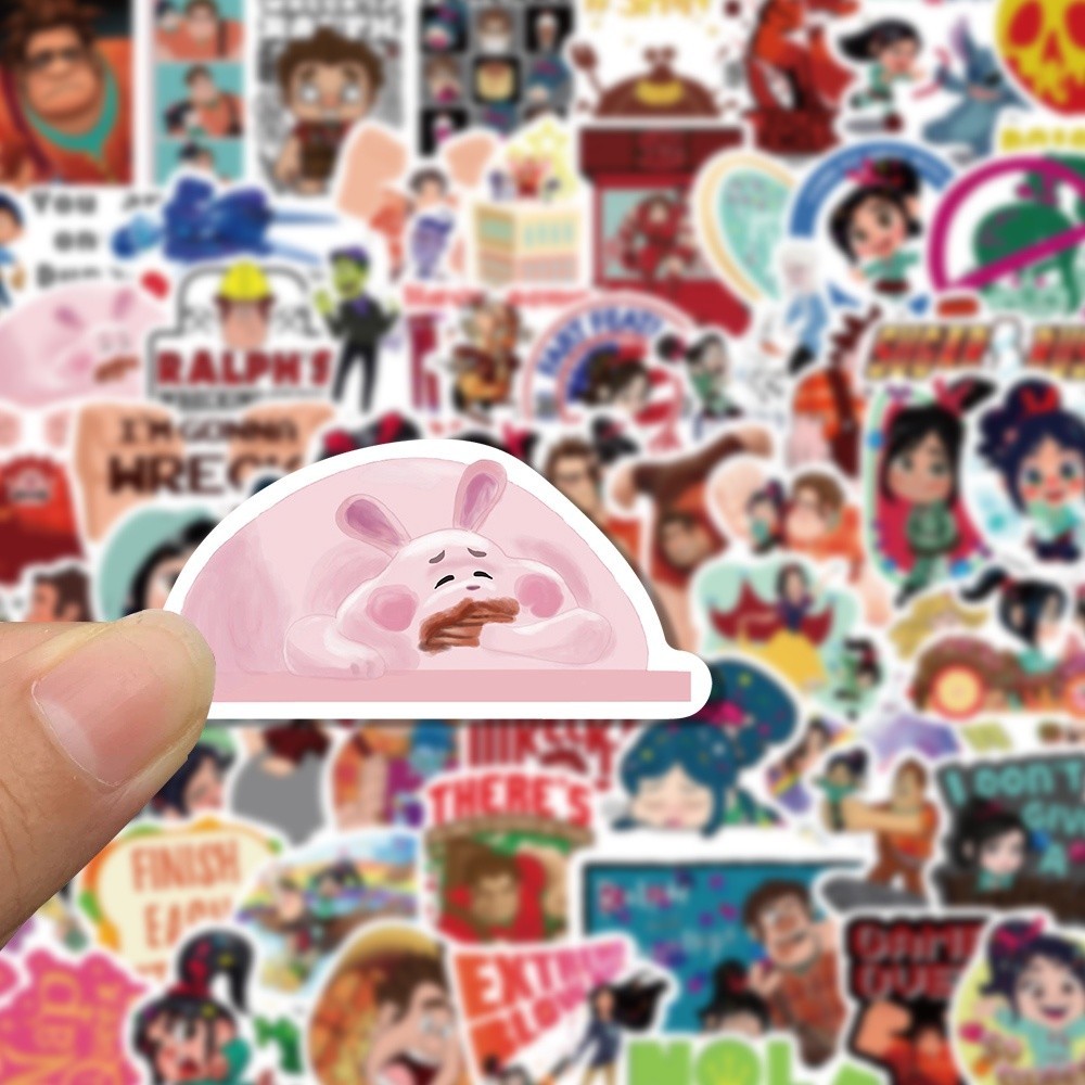 

PROMO25pcs Stiker Desain Wreck-It Ralph2 Tahan Air Untuk Dekorasi notebook hello.nuza