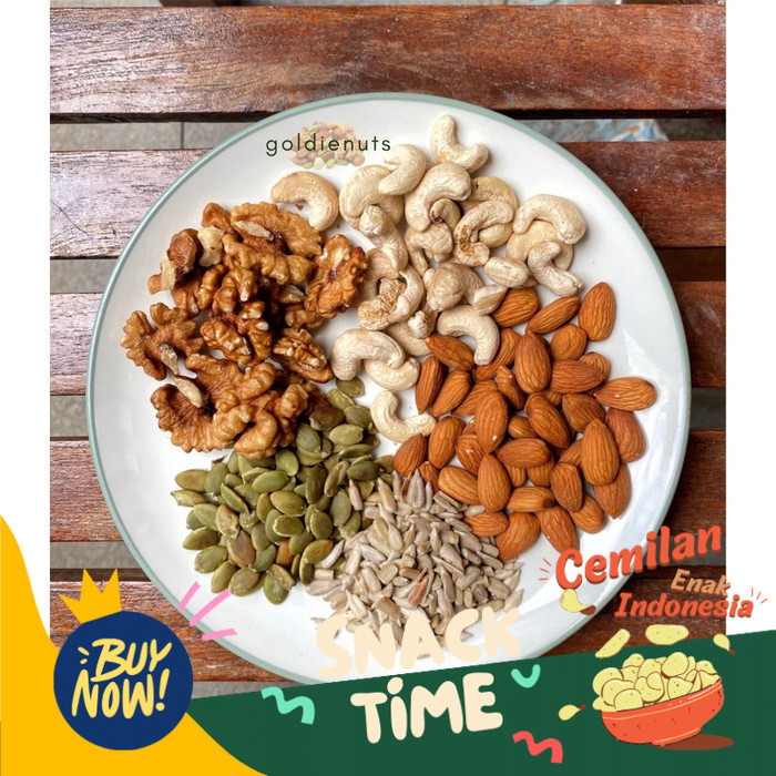 

Special Diskon HEALTHY TRAIL MIX NUTS SEEDS B 250 gram