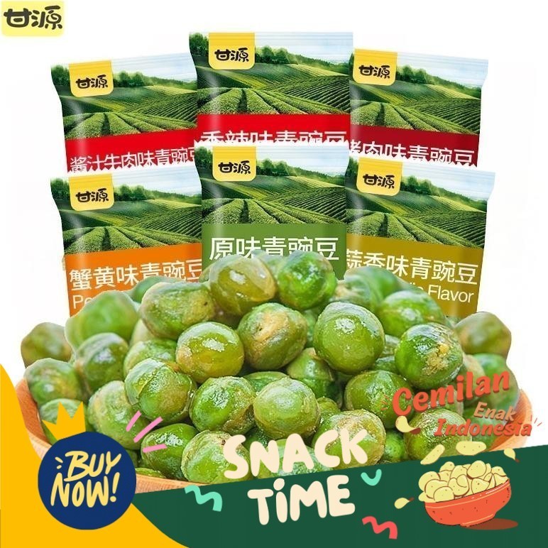 

Special Diskon TRE SGS Kacang Hijau Polong Green Peas Original China Snack GAN YUAN 10pcs TERLARIS
