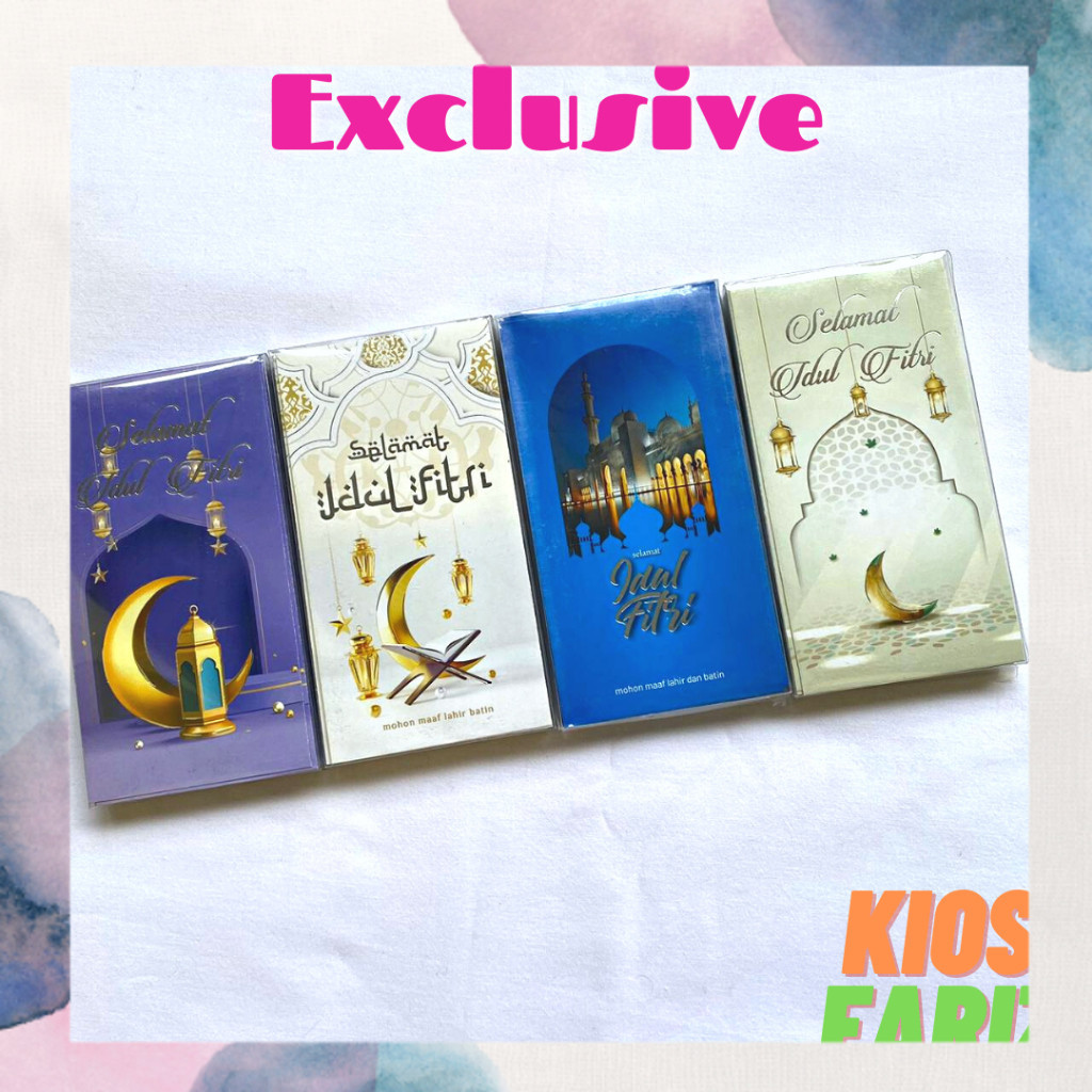 

Amplop Lebaran Besar EXCLUSIVE Motif RANDOM Ukuran L (Besar) Isi 25pcs Angpau Lebaran Exclusive | Amplop Lebaran | Amplop Art Paper Glowsy | Amplop Idul Fitri