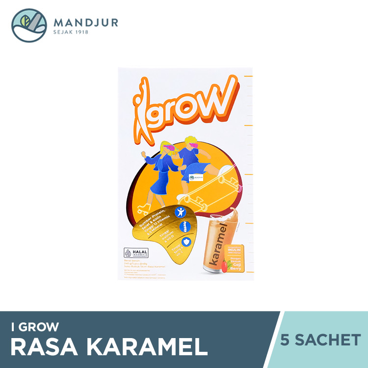 

I Grow Karamel 5 Sachet - Susu Pertumbuhan Anak