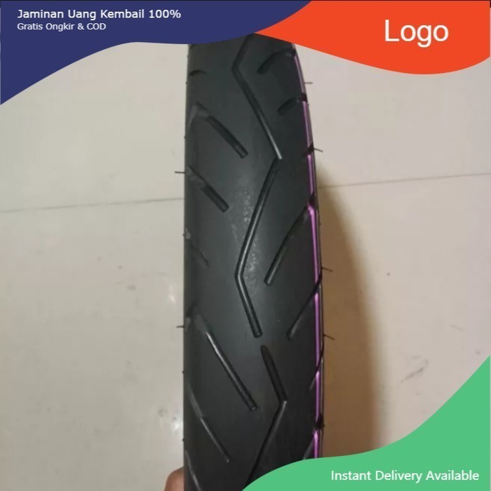 Ban depan second Ring 17. Roadwiner ukuran 90/80 tubeles Vixion CB CBR - Hitam