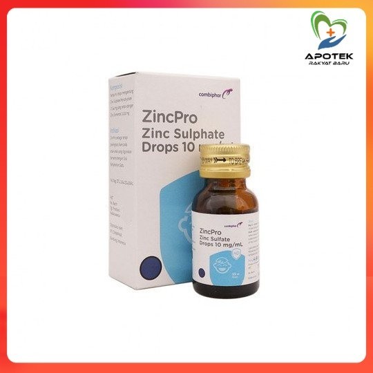 ZINCPRO DROP 15 ML Suplemen Zinc Untuk Anak Bayi Diare/Dehidrasi Pada Anak Bayi