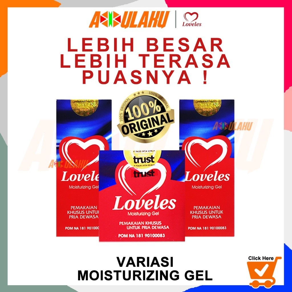 NEW ASLI Loveles Moisturizing Gel 10gr atau Spray 7ml Original BPOM | Loveles Gel Oles Herbal | Love