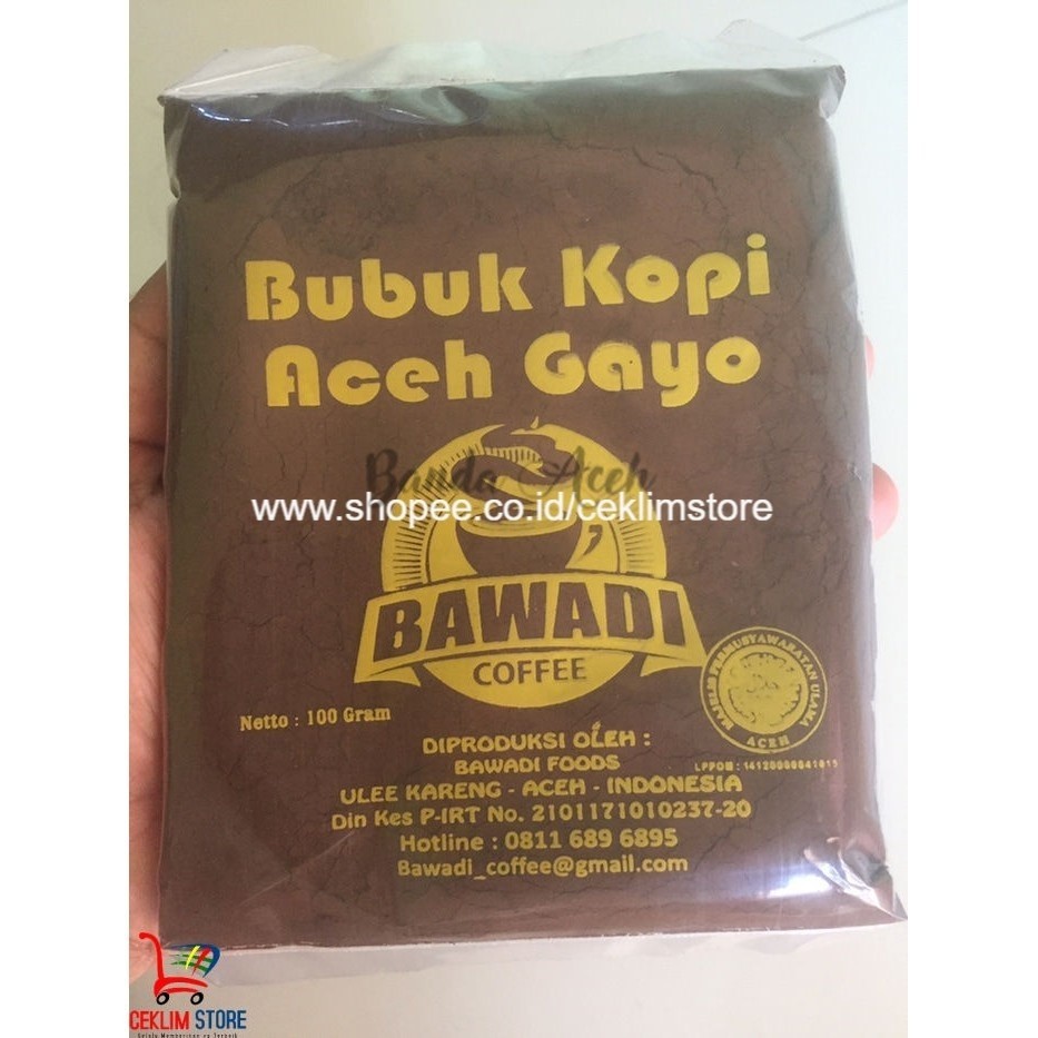 

Bubuk Kopi Aceh Gayo Robusta Bawadi 100 Gram Kopi Bubuk Robusta Kopi Aceh Kopi Gayo
