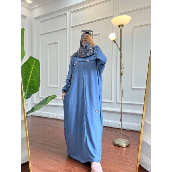 TERBARU anjani store ORI by anjani sabila / dress kaftan twill uniqlo premium / dress muslimah / homeydress