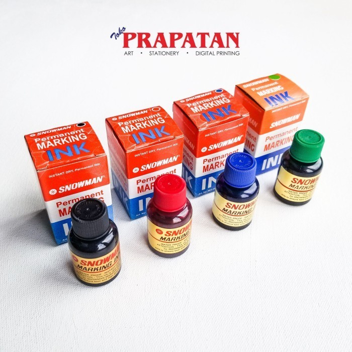 

Snowman Permanent Ink Refill MIG-20 / Isi Ulang Spidol Permanen - Merah -YY41
