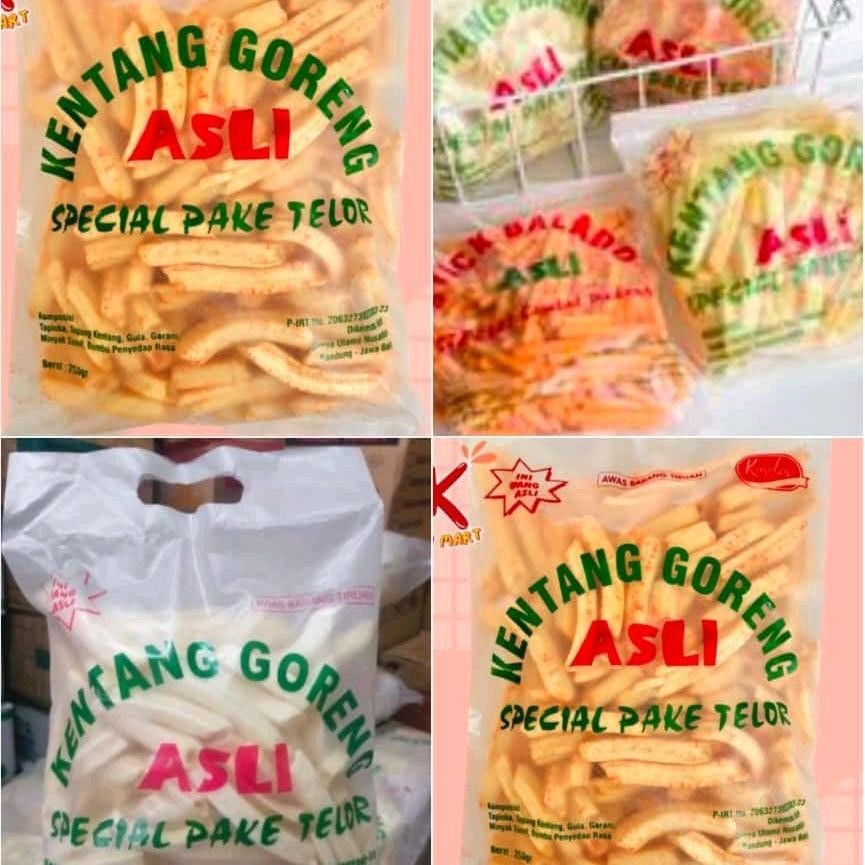 

cemilan lebaran potato kentang goreng pake telur lebaran hampers 180 gram