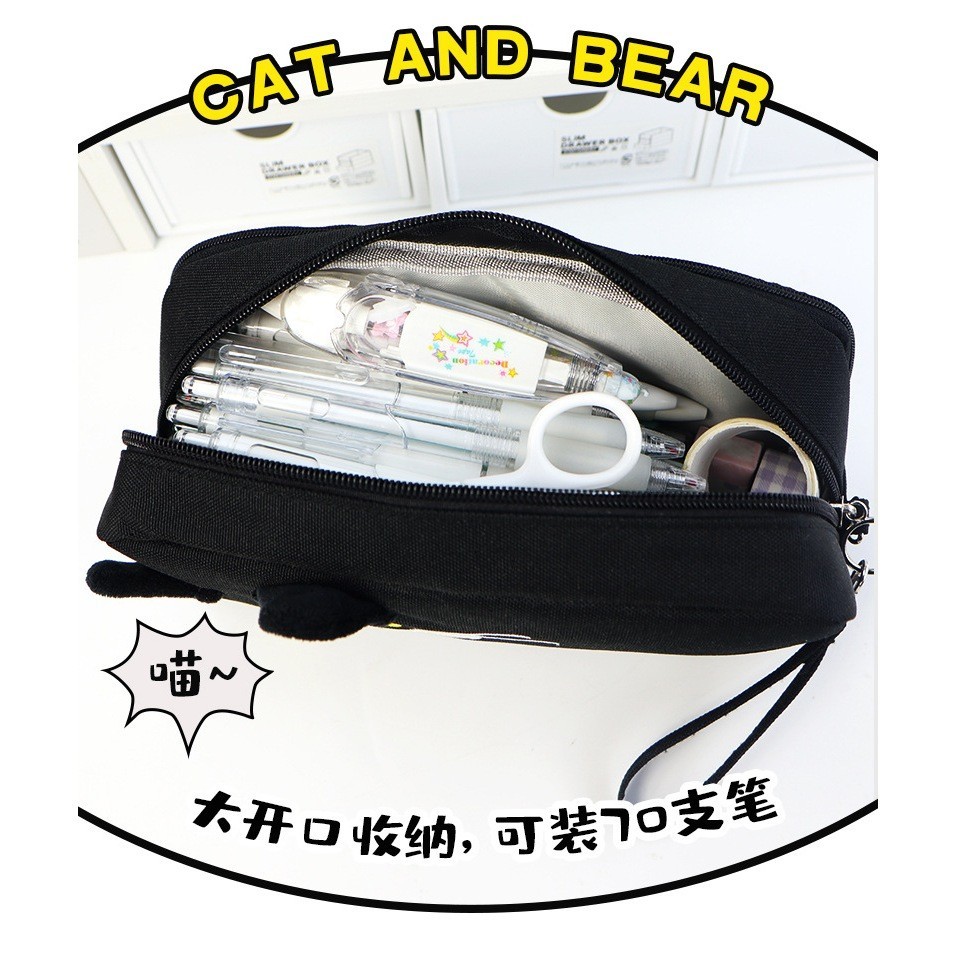 

Promo TXS29 TEMPAT PENSIL MODEL KUCING KOTAK PENSIL TEMPAT PEN KOTAK PEN MKT