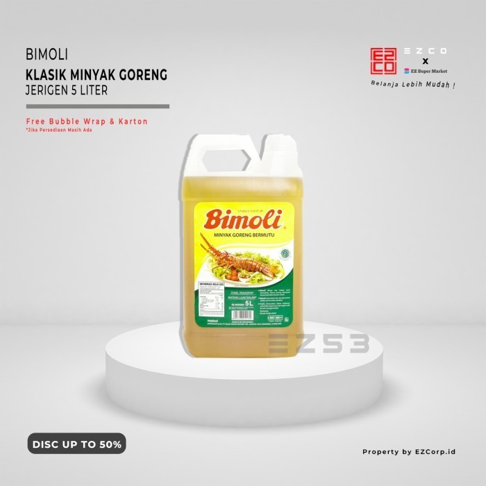 

BIMOLI MINYAK GORENG PREMIUM KEMASAN JERIGEN 5 LITER