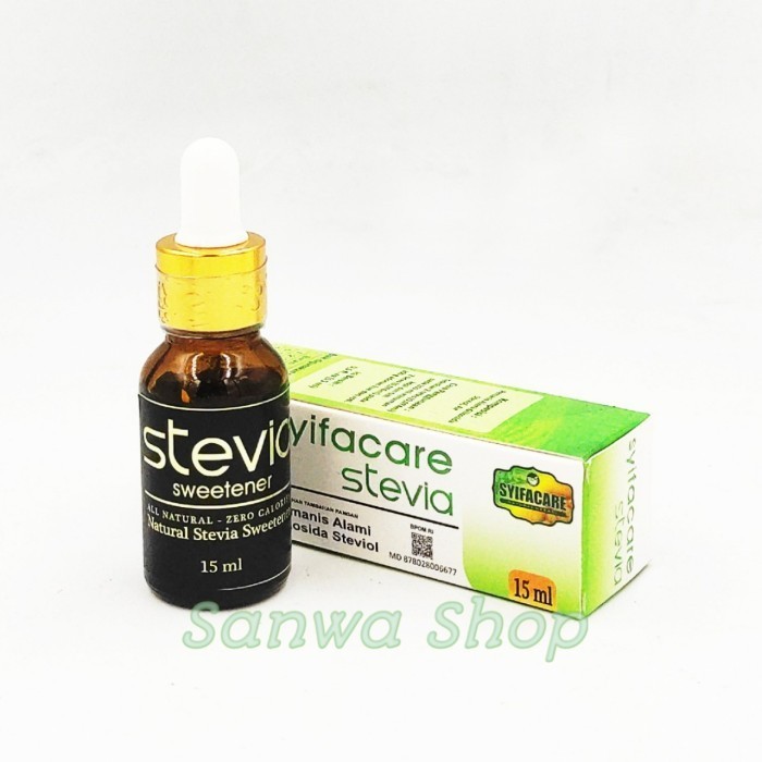 

Stefia Gula Cair Non Kalori Sugar Stevia pemanis Alami Original