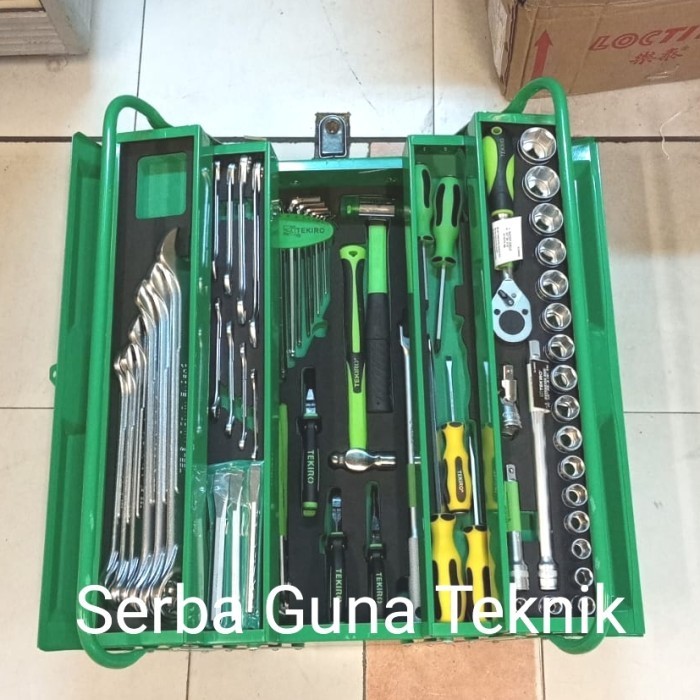Kunci Mekanik Tool Bok Set 66 pcs Tekiro Mechanic Tools Box Perkakas
