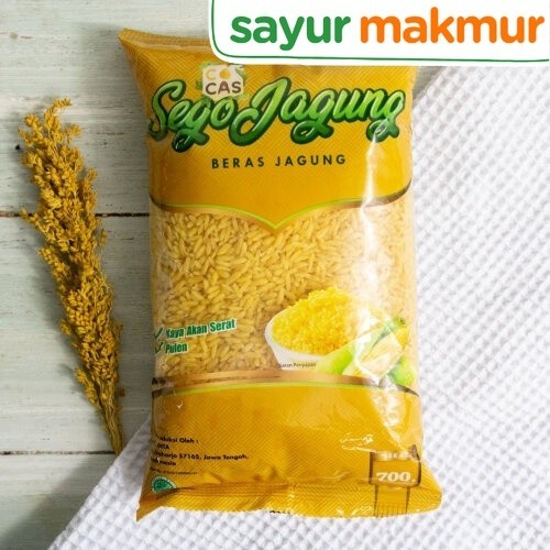 

Sego Beras Jagung 700 gram Sayurmakmur